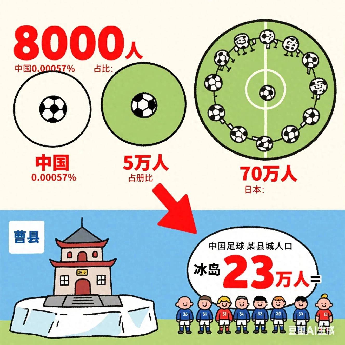 中日足球差距调查：注册球员相差50倍的简单介绍