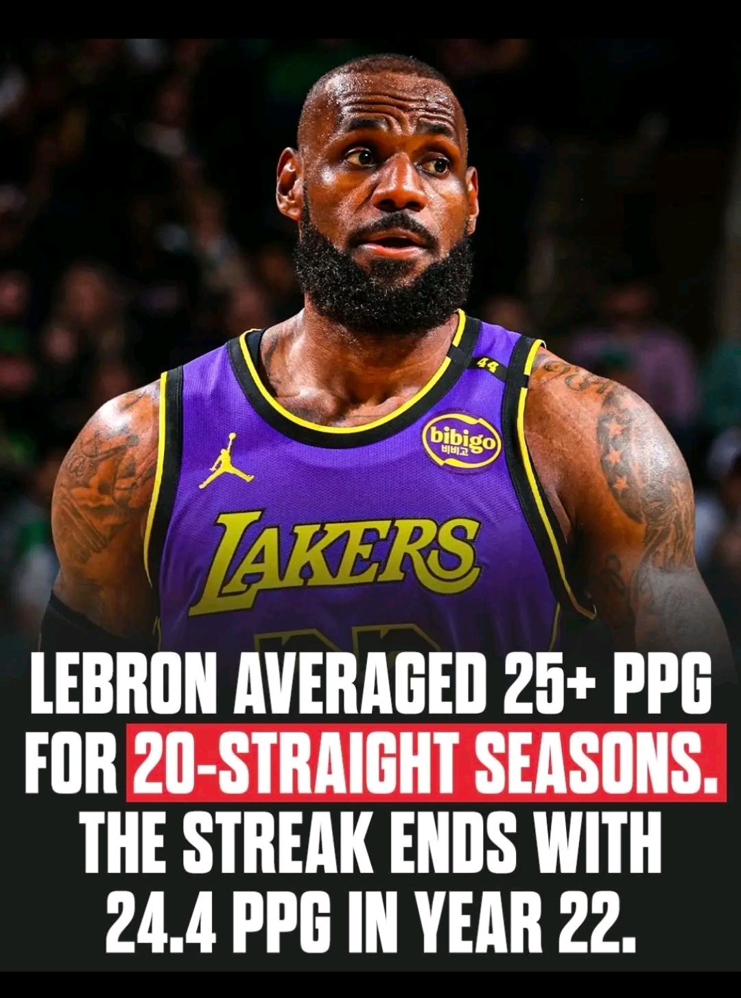 詹姆斯40岁仍砍30+，成NBA最年长30+球员